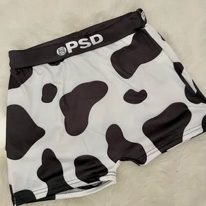 Cow Print PSD Shorts